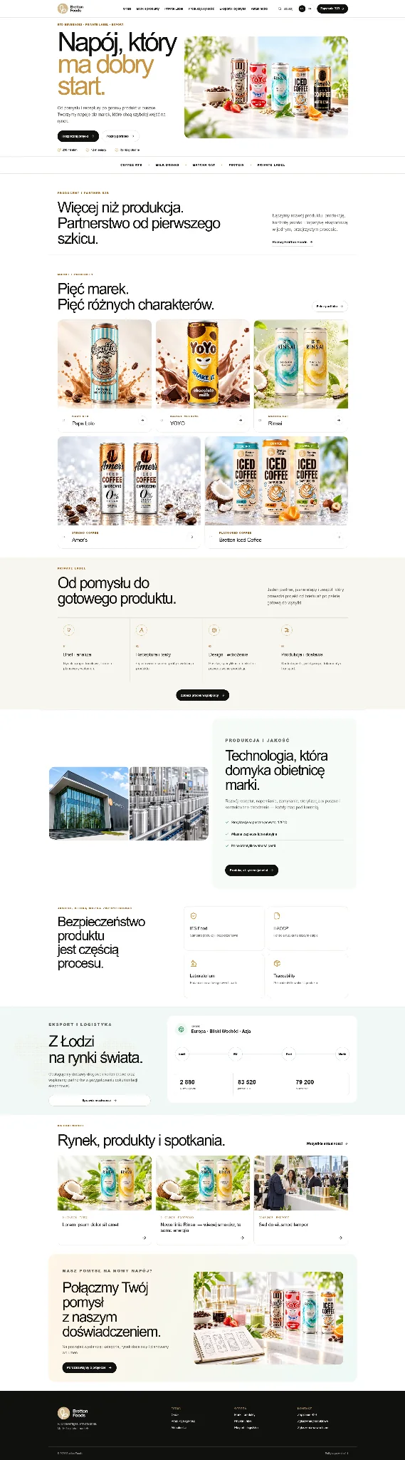 Podgląd projektu BRETTON FOODS